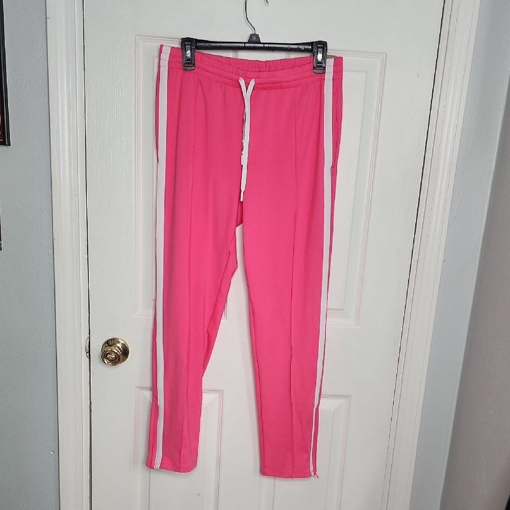 Victoria Secret PINK Track Pants with White Stripes